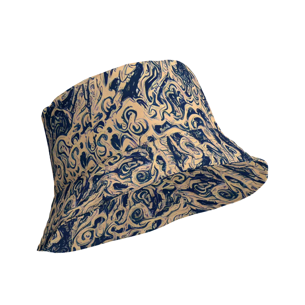 Doré Dreams on Reversible Bucket Hat — Product details Outside