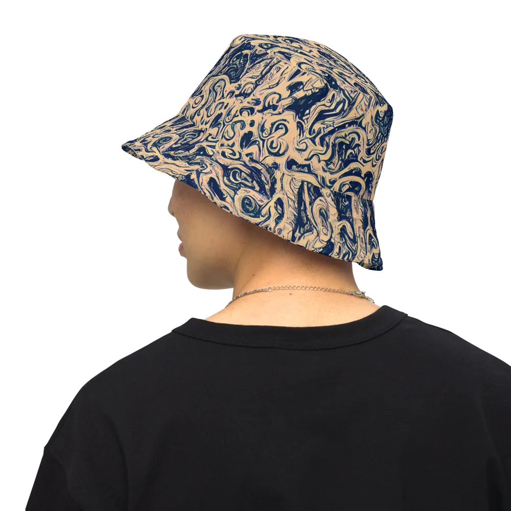 Doré Dreams on Reversible Bucket Hat — Back Inside