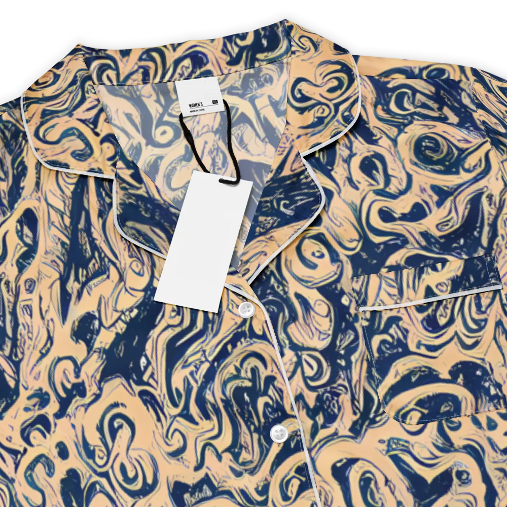 Doré Dreams on Women's Short Sleeve Pajama Top — Product details