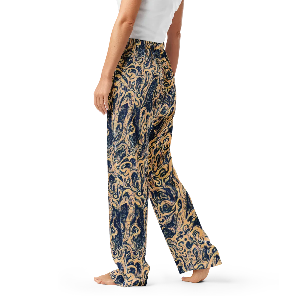 Doré Dreams on Women's Pajama Pants — Left