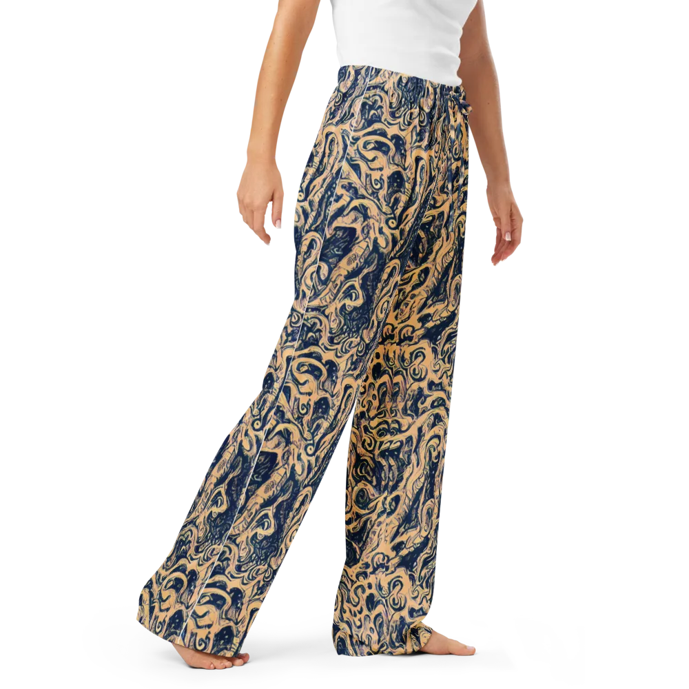Doré Dreams on Women's Pajama Pants — Right Front