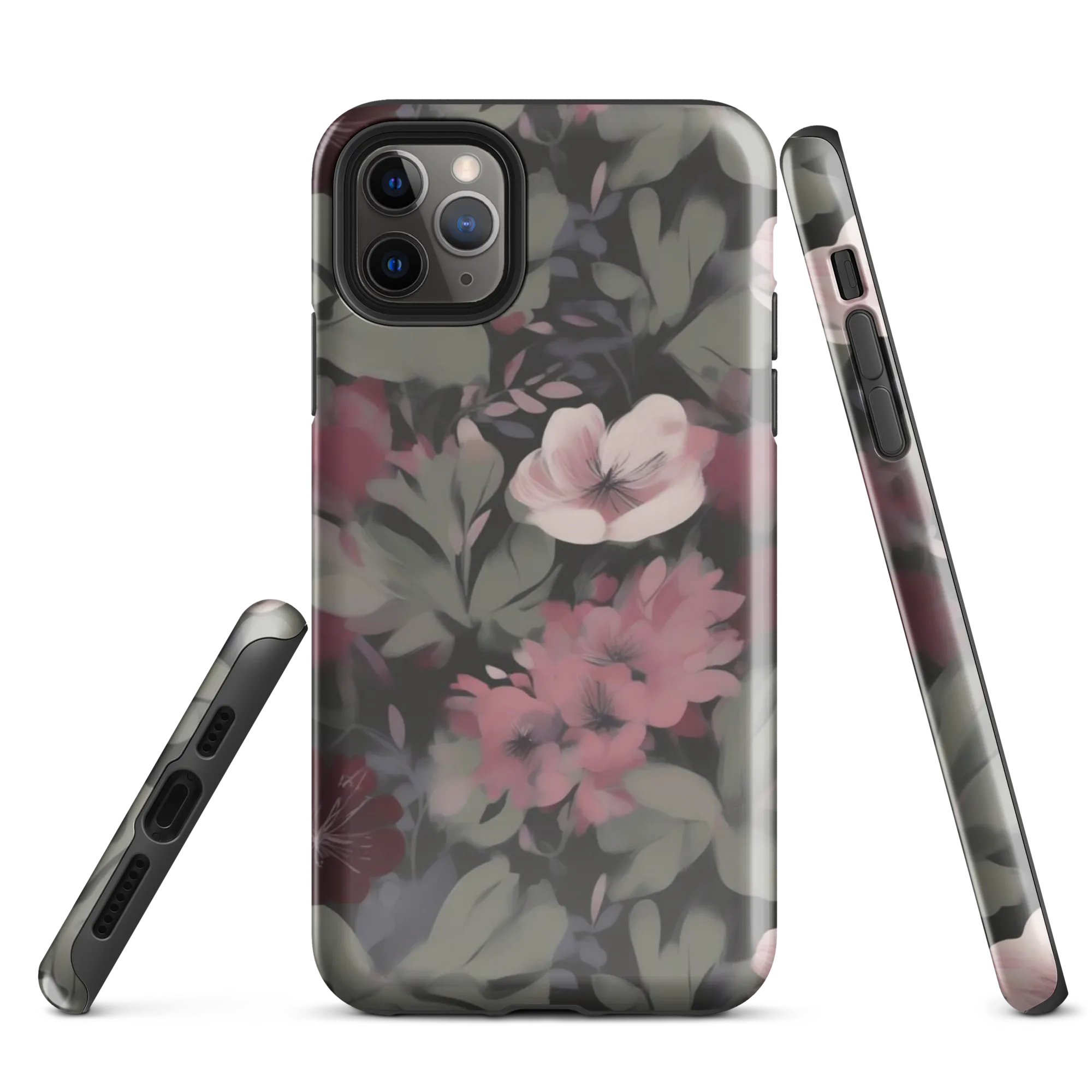 Moonlit Camellia on Tough Case for iPhone® — Front