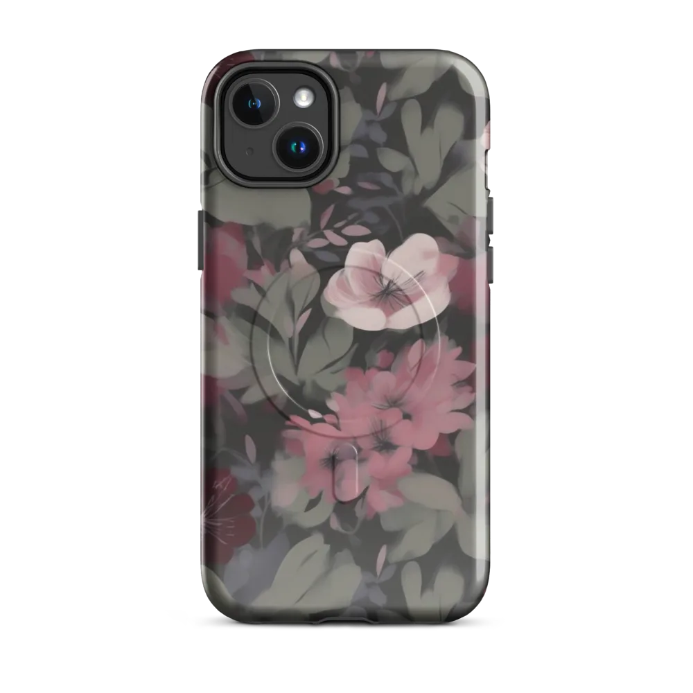 Moonlit Camellia on MagSafe Tough Case for iPhone® — Front