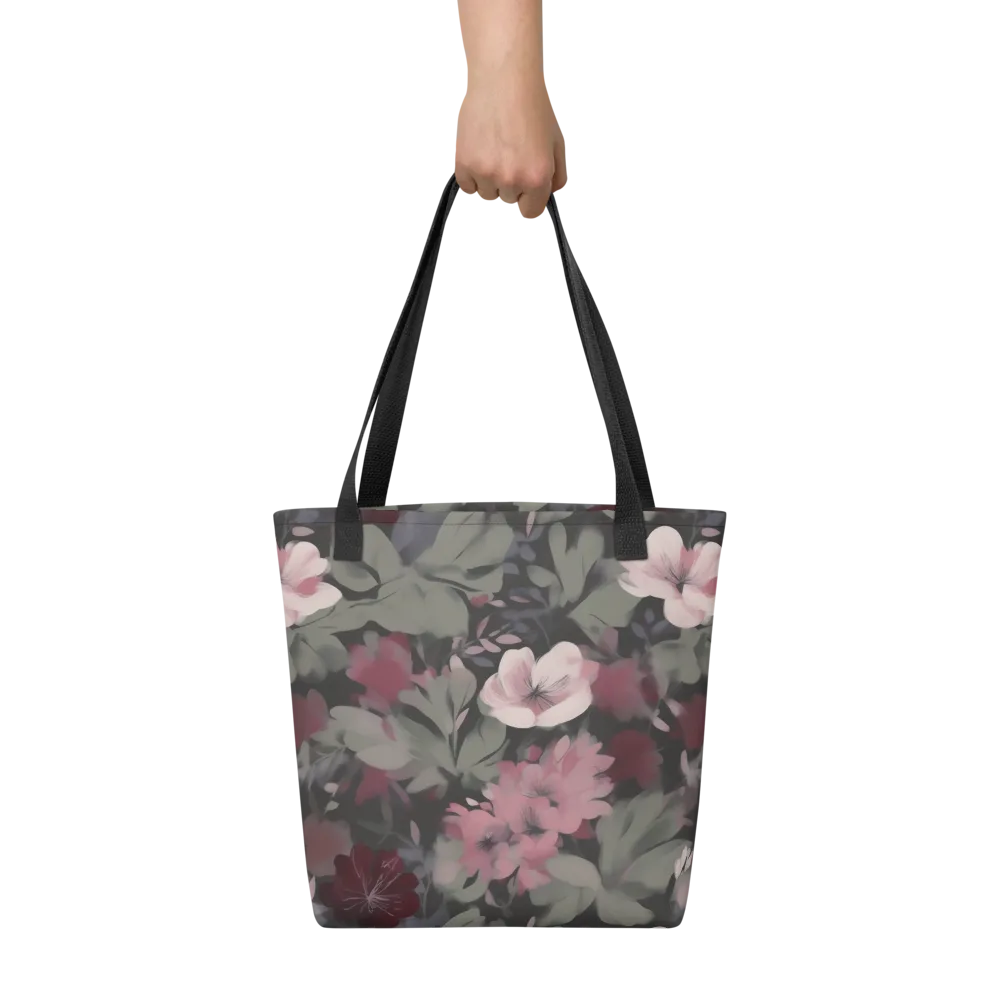 Moonlit Camellia on Tote Bag — Front