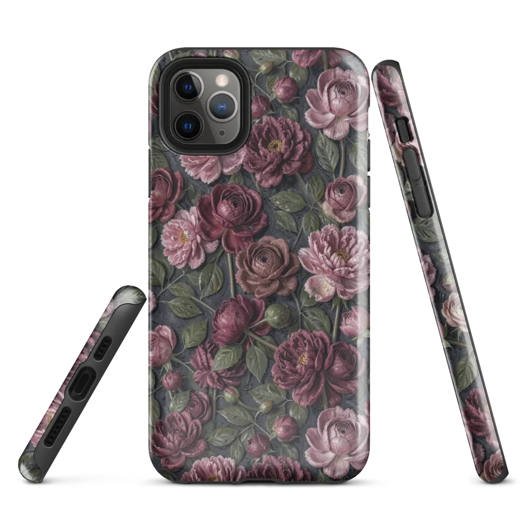 Velvet Peony on Tough Case for iPhone® — Front