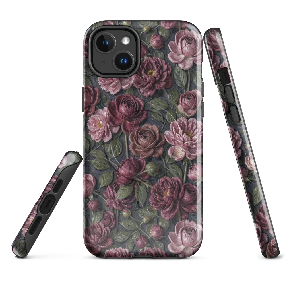 Velvet Peony on MagSafe Tough Case for iPhone® — Front