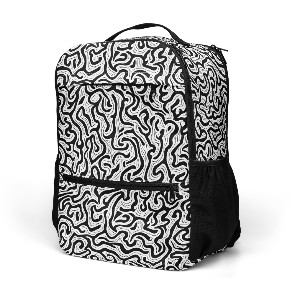 Inked Dreams on Utility Backpack — Left Front
