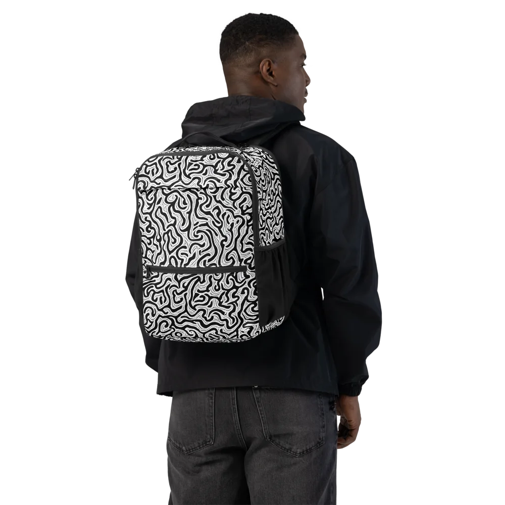 Inked Dreams on Utility Backpack — Back