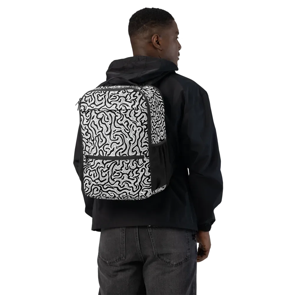 Inked Dreams on Utility Backpack — Back
