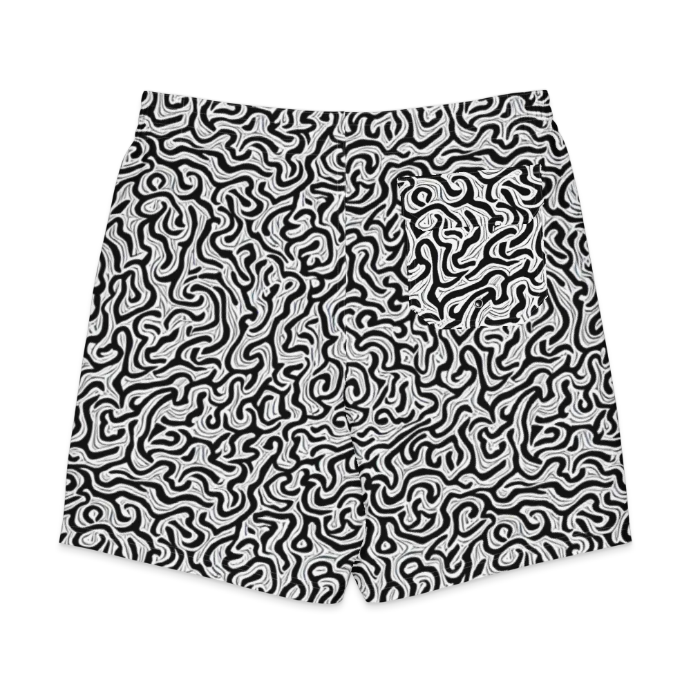Inked Dreams on Men's Board Shorts — Back