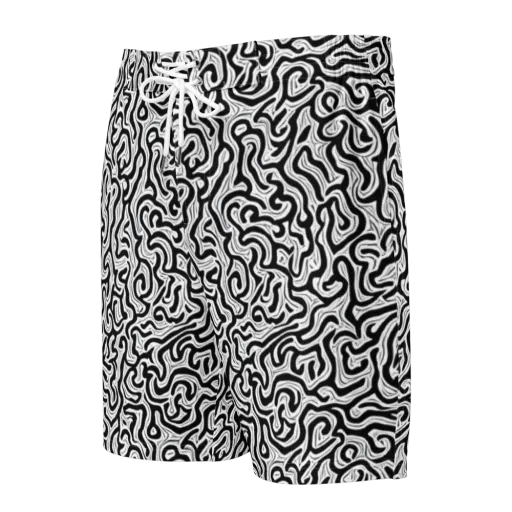 Inked Dreams on a Men's Board Shorts