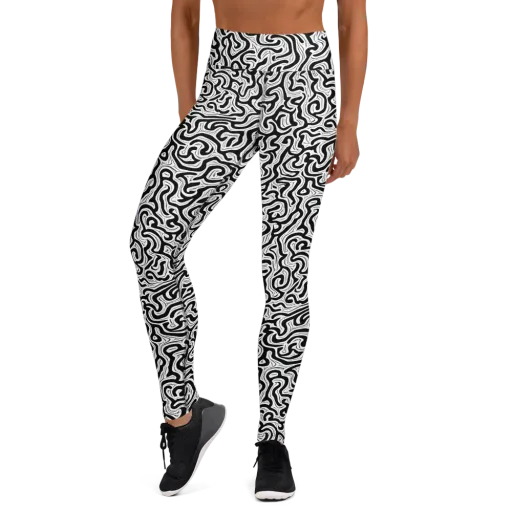 Inked Dreams on a Yoga Leggings