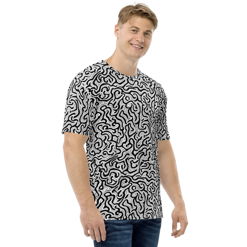 Inked Dreams on Men's Crew Neck T-Shirt — Right