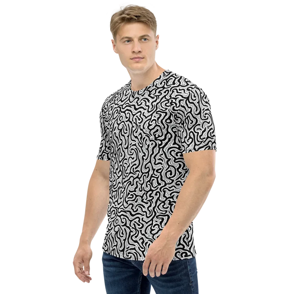 Inked Dreams on Men's Crew Neck T-Shirt — Left