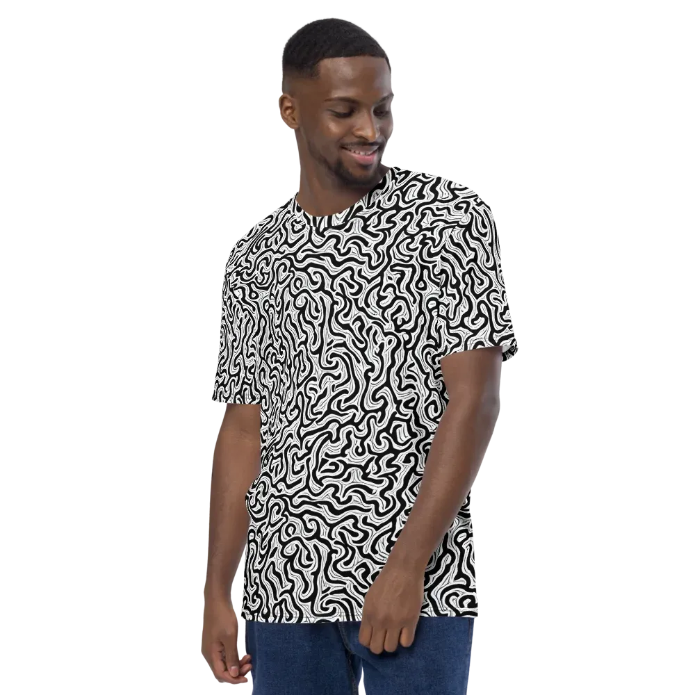 Inked Dreams on Men's Crew Neck T-Shirt — Left