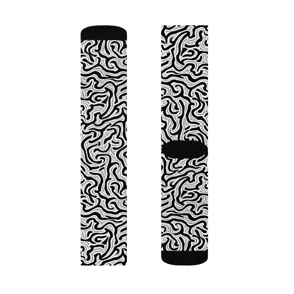 Inked Dreams on Socks — Right Sock
