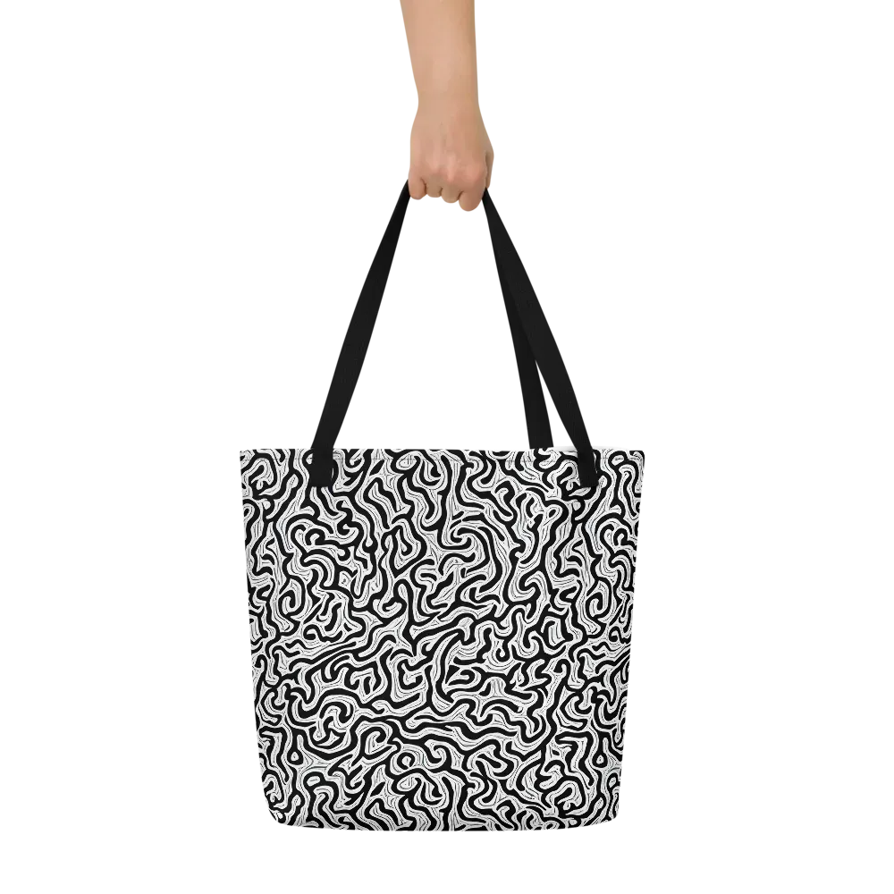 Inked Dreams on Large Tote Bag W/ Pocket — Front
