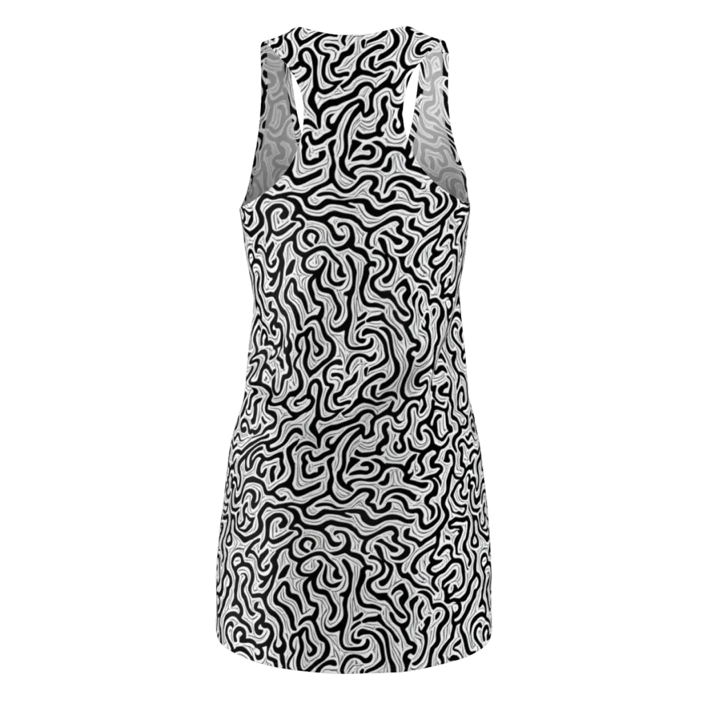 Inked Dreams on Racerback Dress — Back