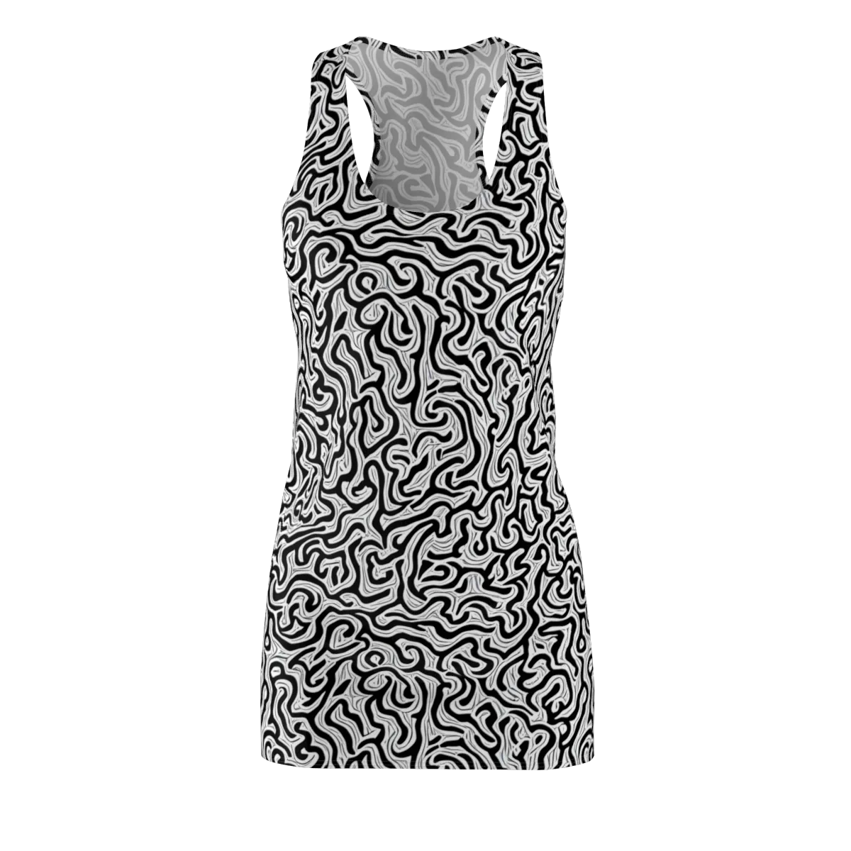Inked Dreams on Racerback Dress — Front