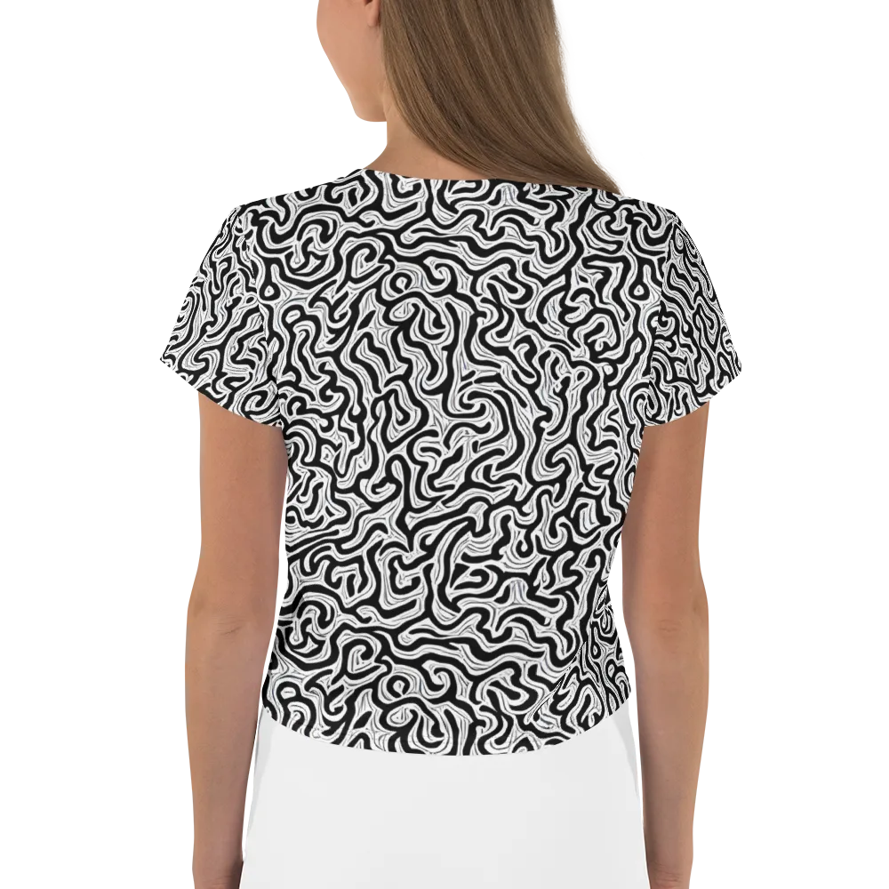 Inked Dreams on Crop Tee — Back