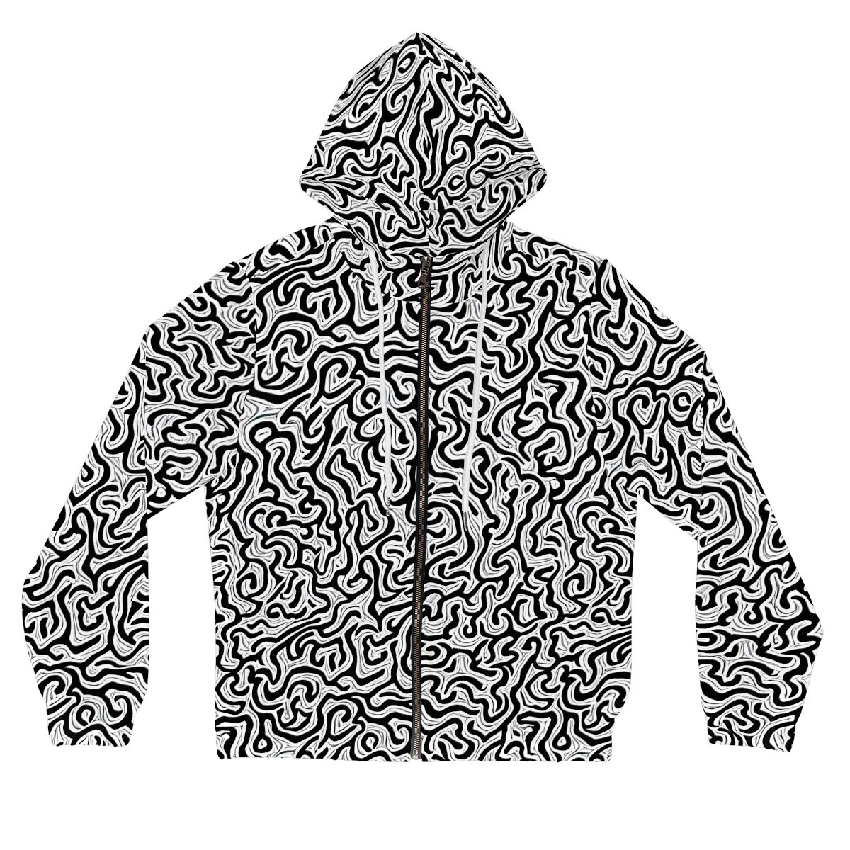 Inked Dreams on Women's Full-Zip Hoodie — Front