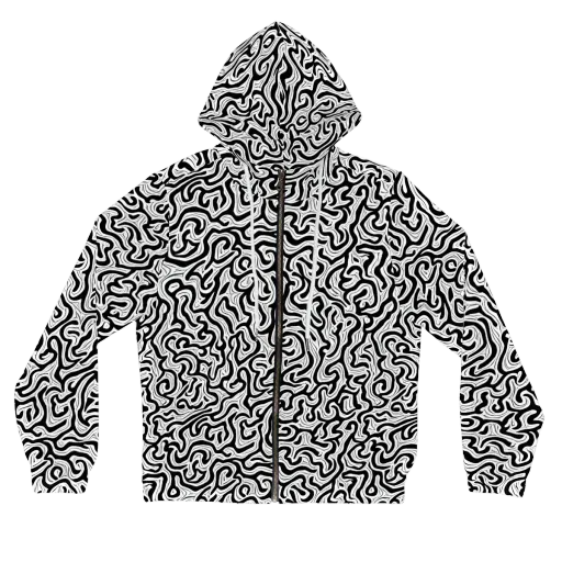 Inked Dreams on a Women's Full-Zip Hoodie