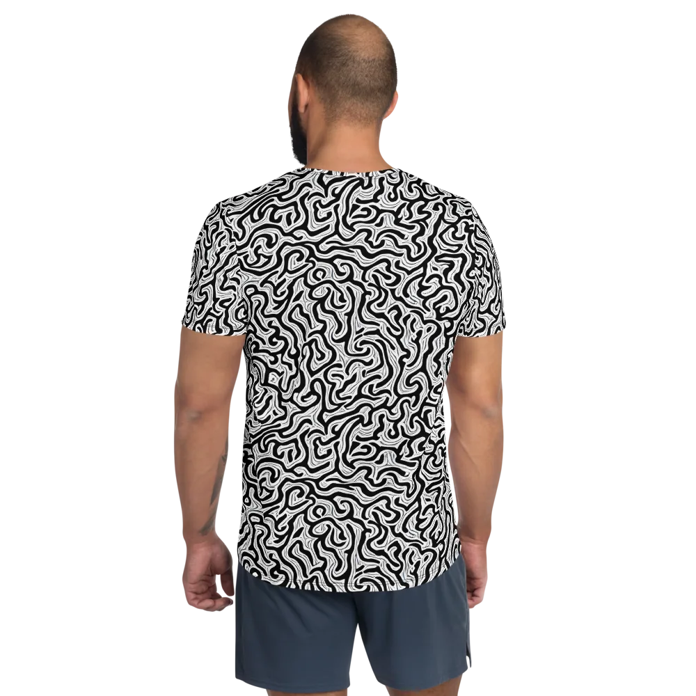 Inked Dreams on Men's Athletic T-Shirt — Back