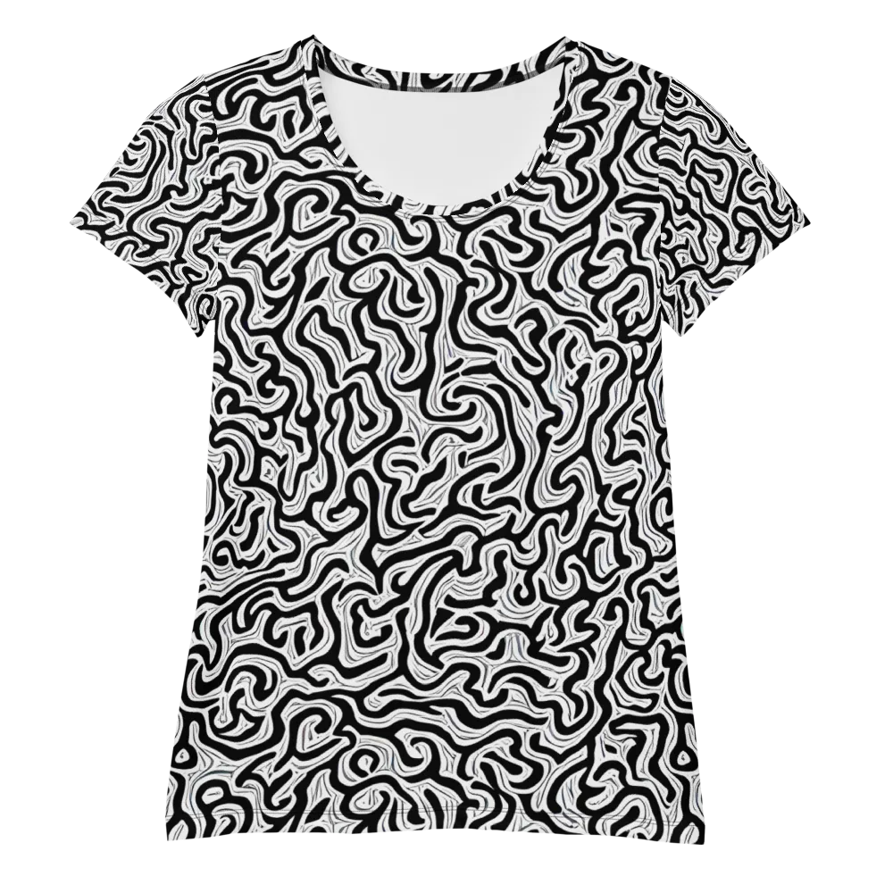 Inked Dreams on Women's Athletic T-Shirt — Front