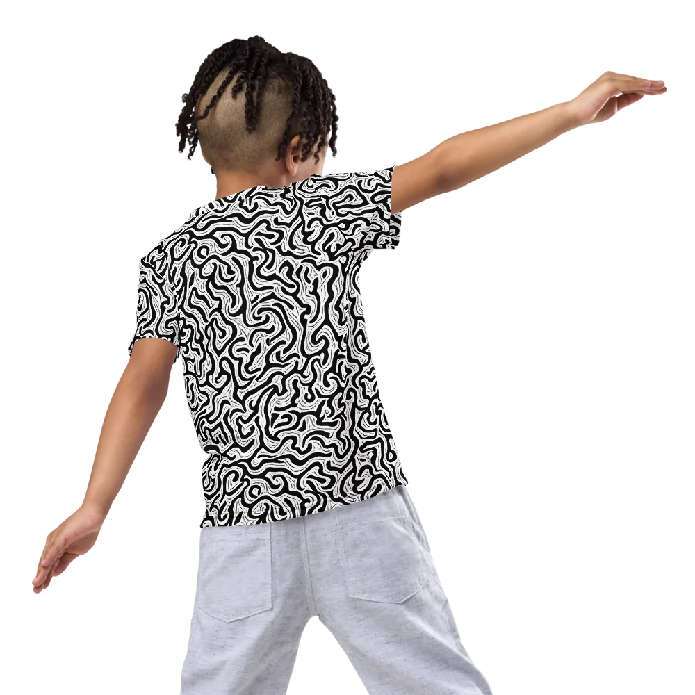 Inked Dreams on Kids Crew Neck T-Shirt — Back