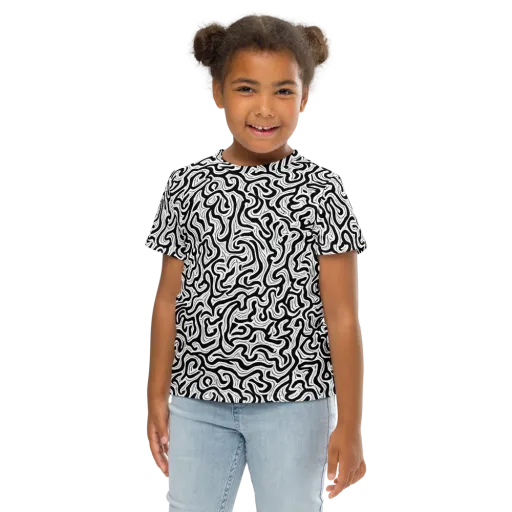 Inked Dreams on a Kids Crew Neck T-Shirt
