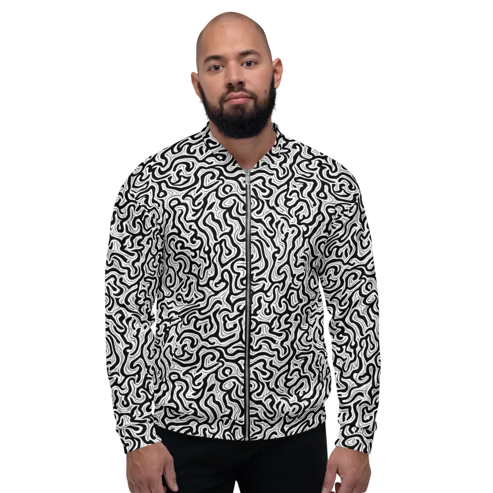 Inked Dreams on Bomber Jacket — Front