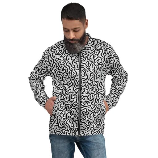 Inked Dreams on a Bomber Jacket
