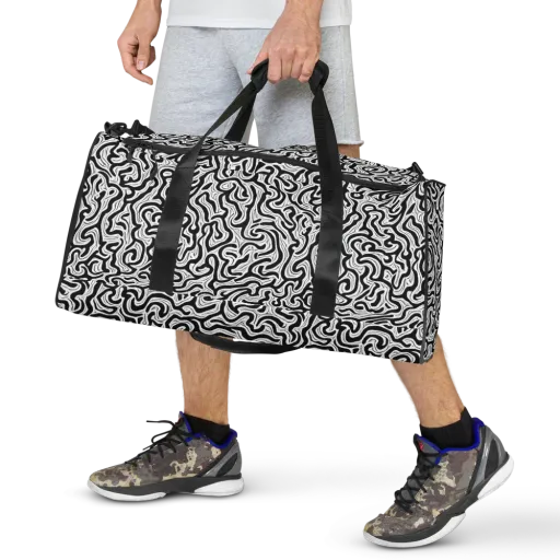 Inked Dreams on a Duffle Bag