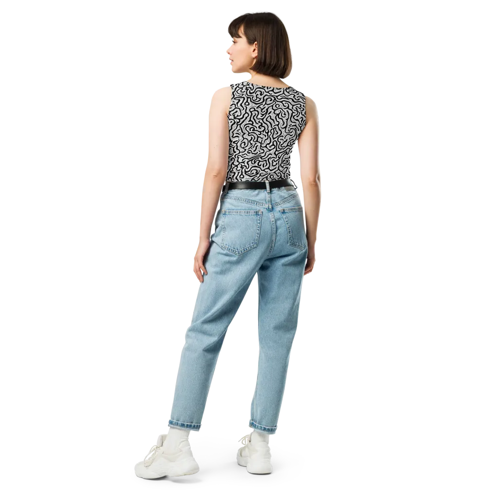 Inked Dreams on Crop Top — Back