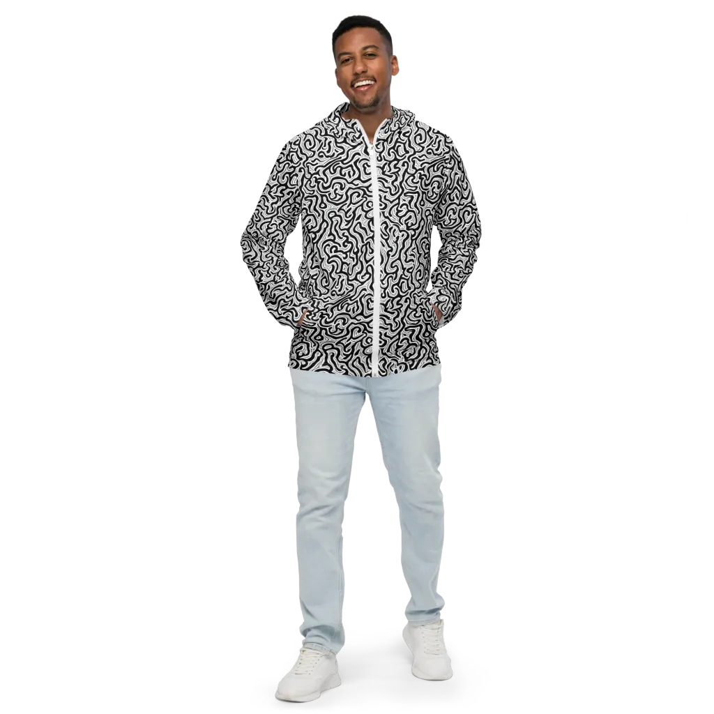 Inked Dreams on Men's Windbreaker — Front