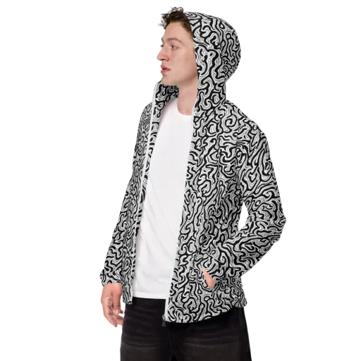 Inked Dreams on a Men's Windbreaker