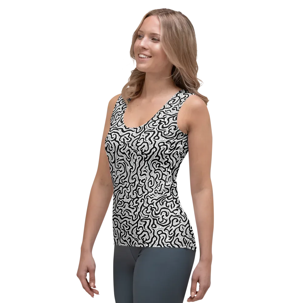 Inked Dreams on Women's Tank Top — Left Front