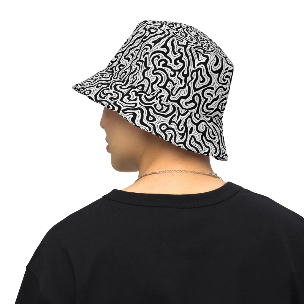 Inked Dreams on Reversible Bucket Hat — Back Inside