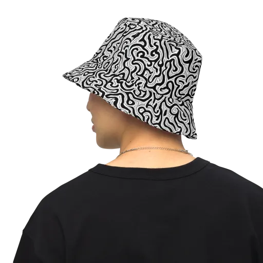 Inked Dreams on a Reversible Bucket Hat
