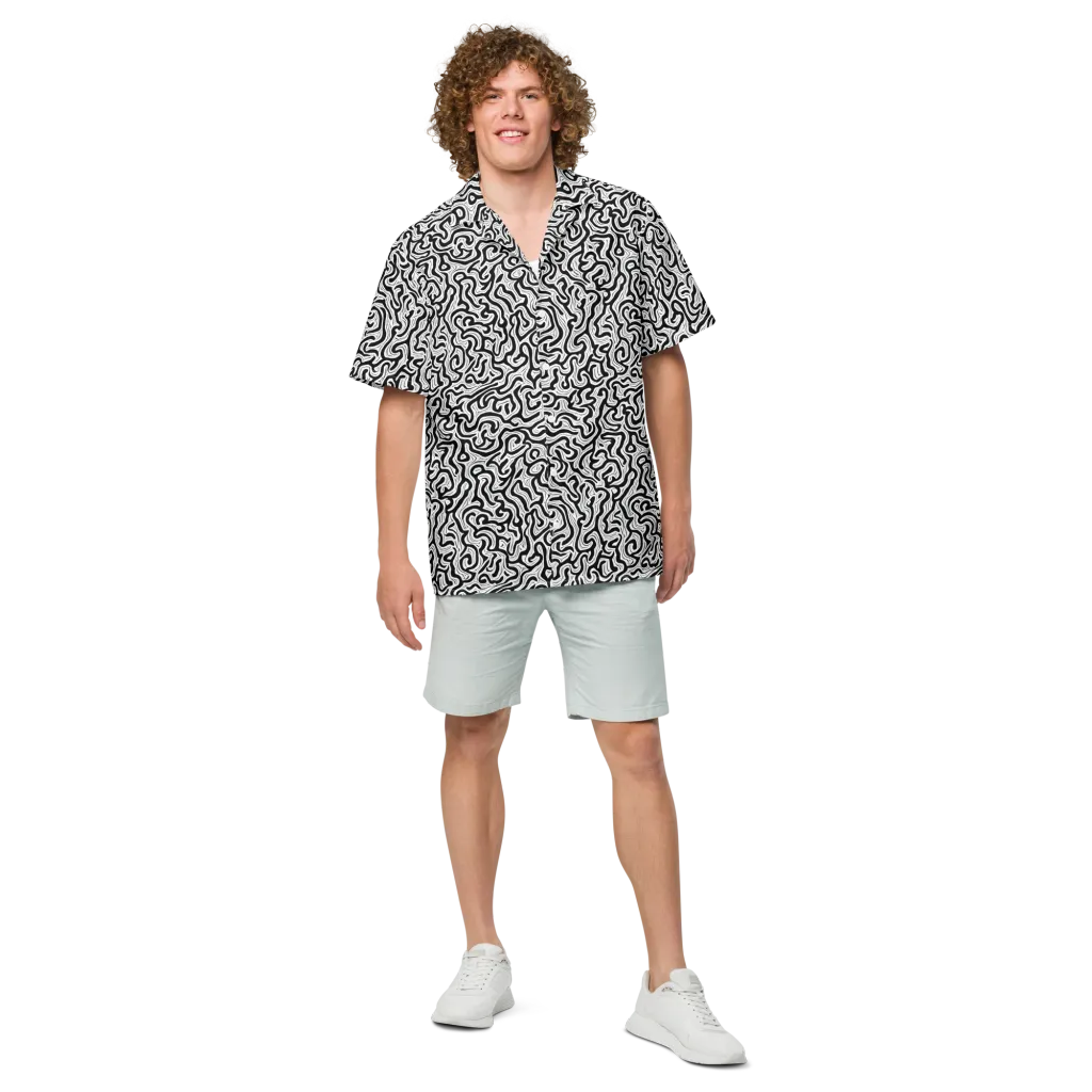 Inked Dreams on Button Shirt — Front
