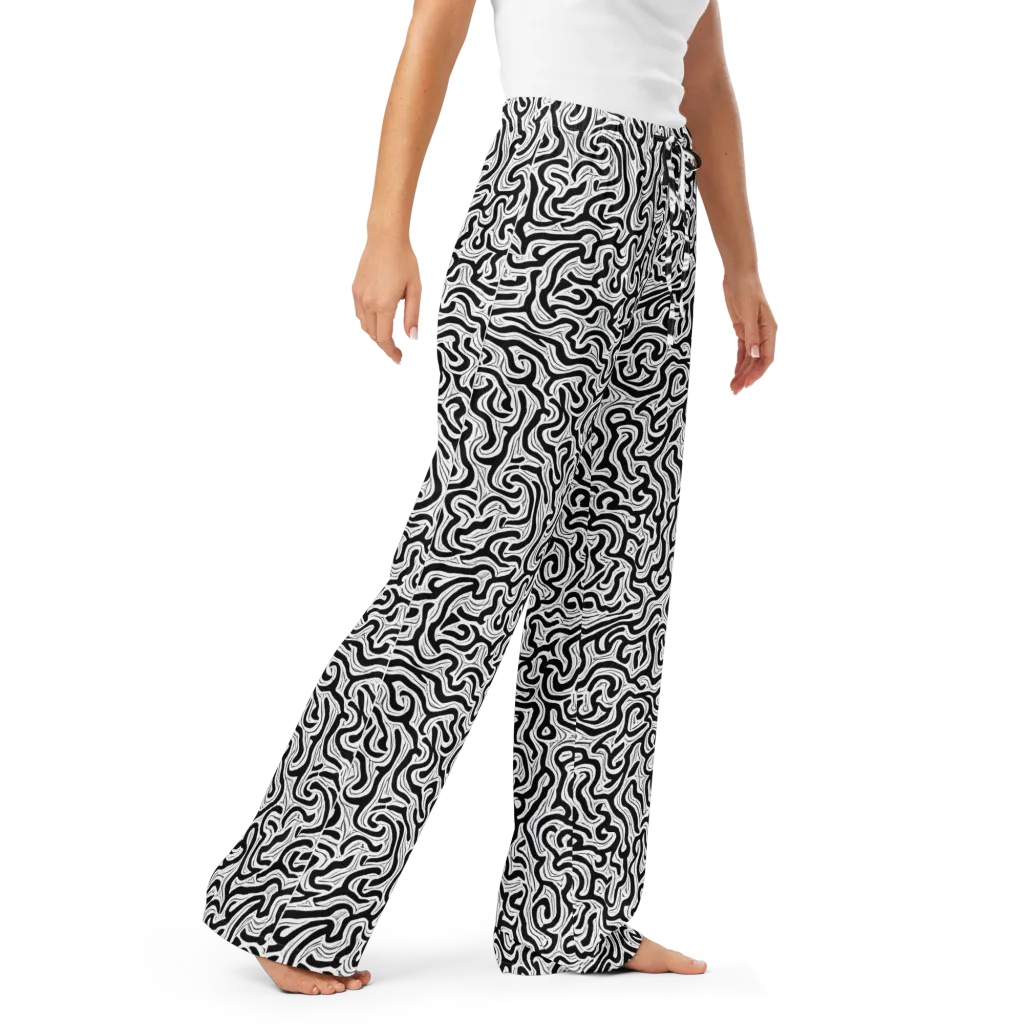 Inked Dreams on Women's Pajama Pants — Right Front