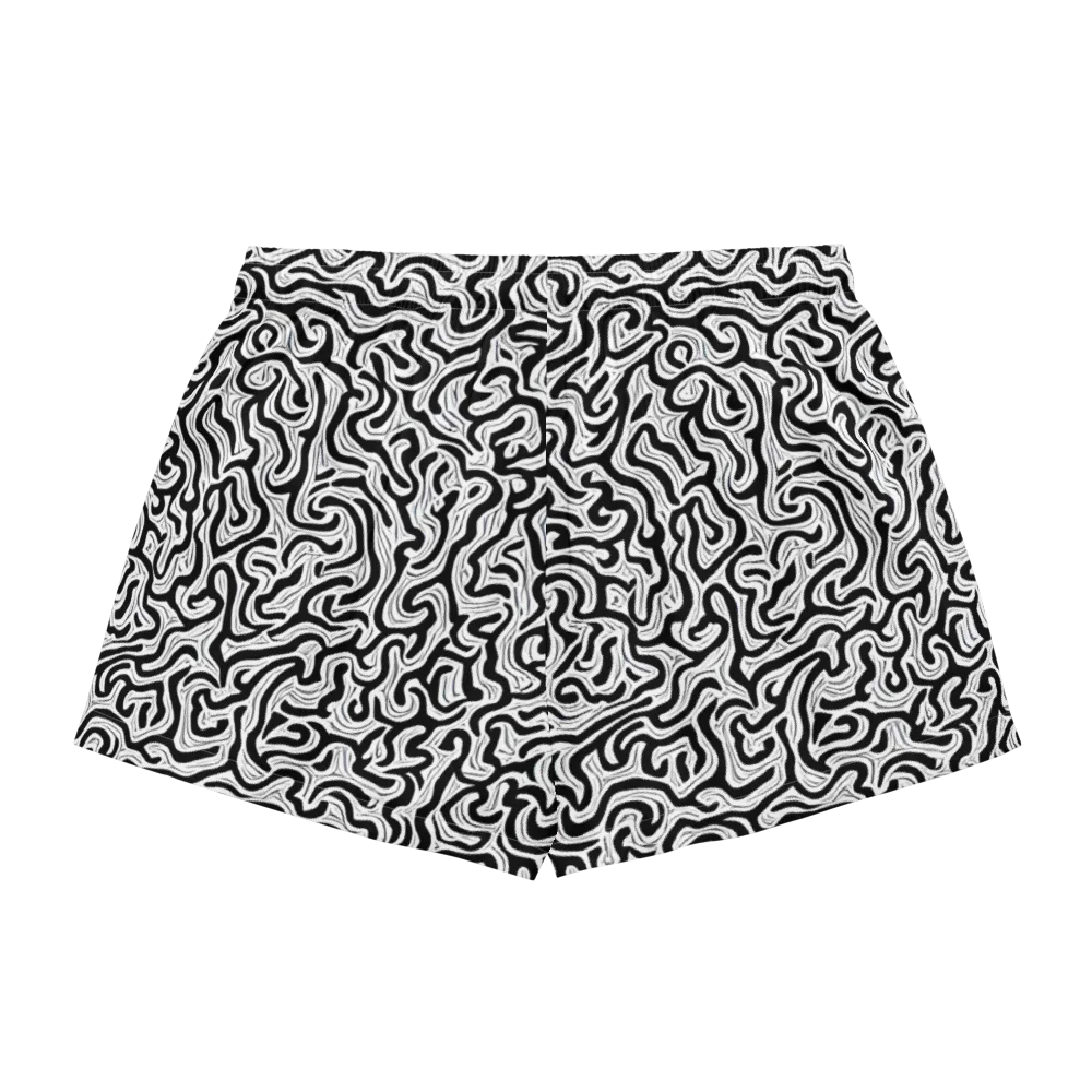 Inked Dreams on Women's Pajama Shorts — Back