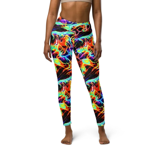 Nightflash on a Yoga Leggings