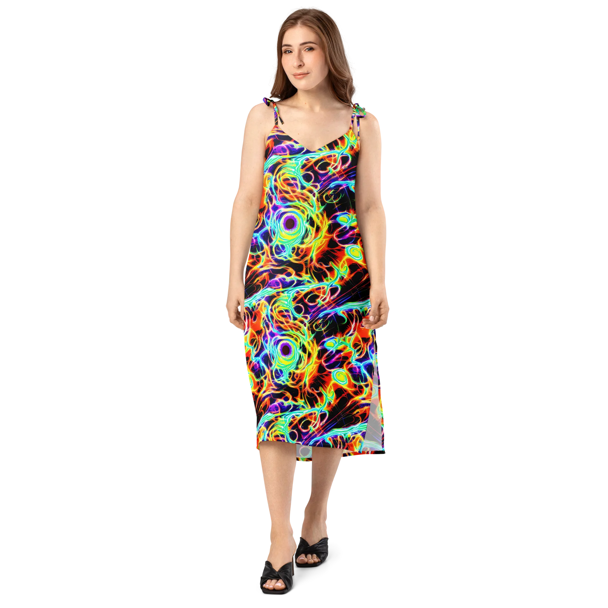 Nightflash on Slip Dress — Front