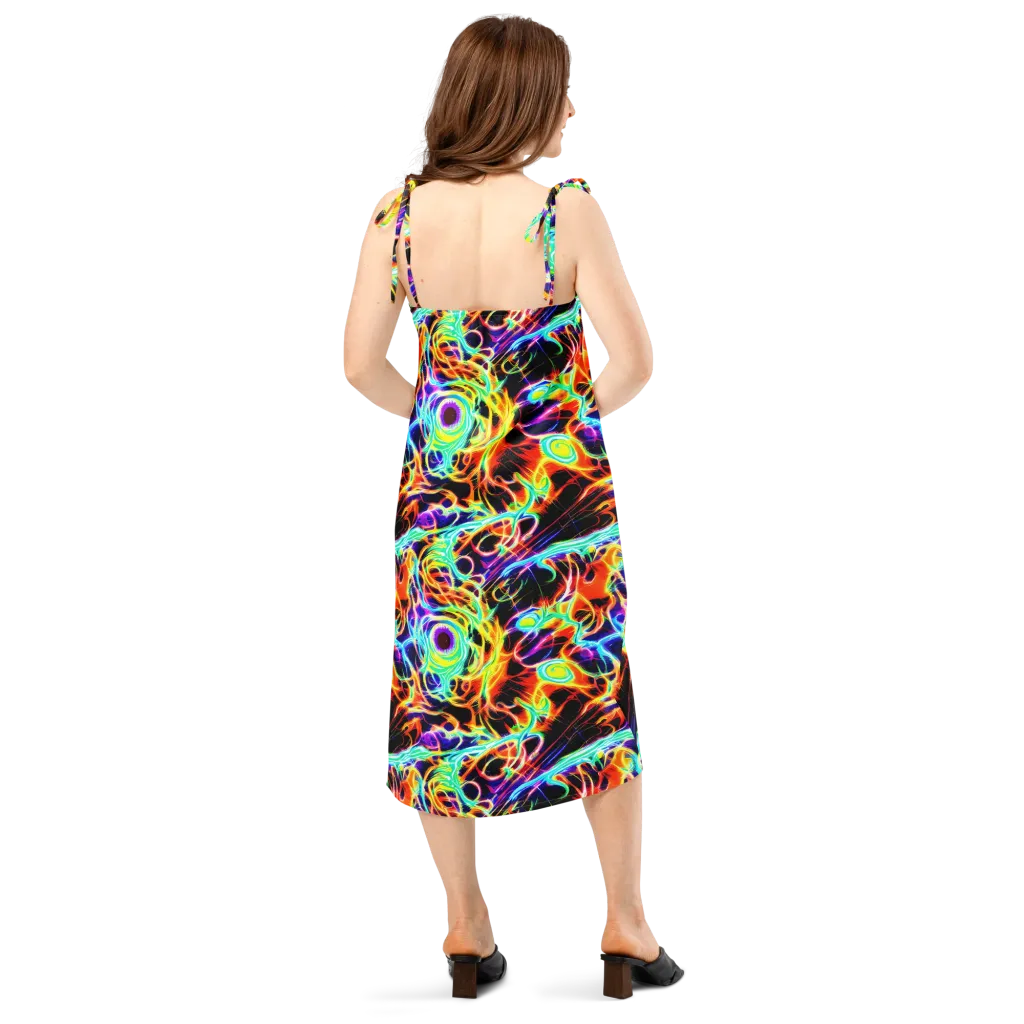 Nightflash on Slip Dress — Back