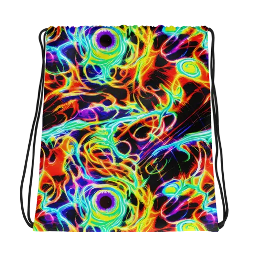 Nightflash on a Drawstring Bag