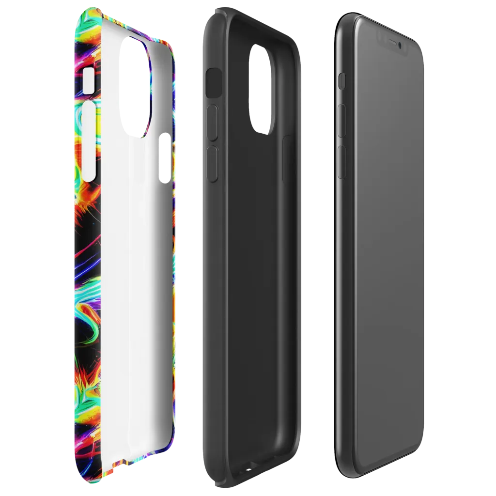 Nightflash on Tough Case for iPhone® — Right