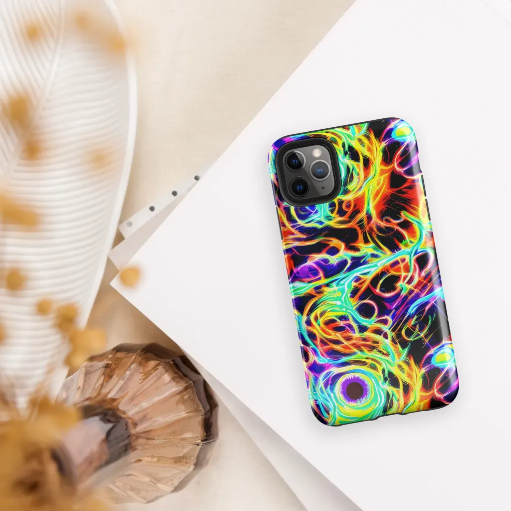 Nightflash on Tough Case for iPhone® — Front