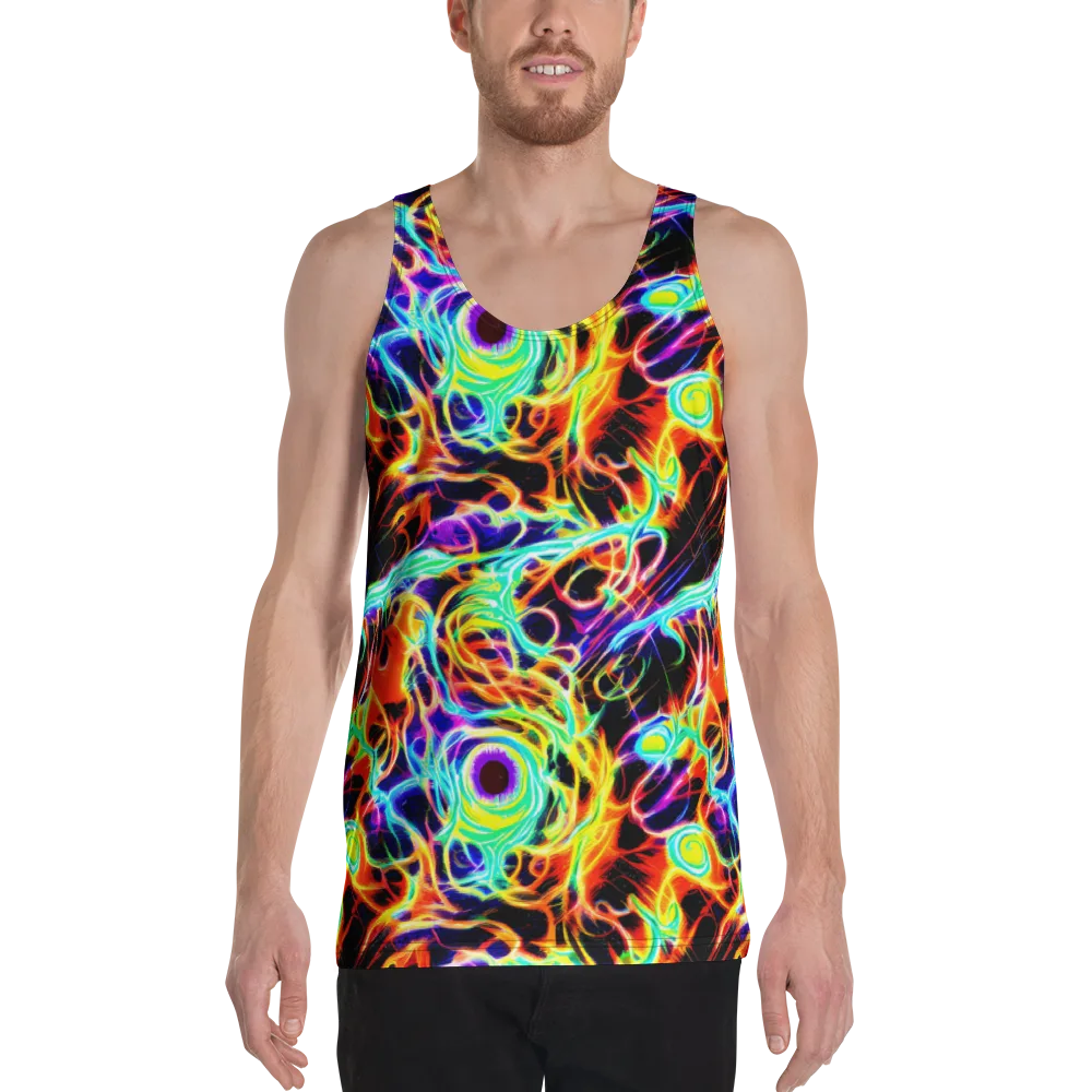 Nightflash on Men's Tank Top — Front