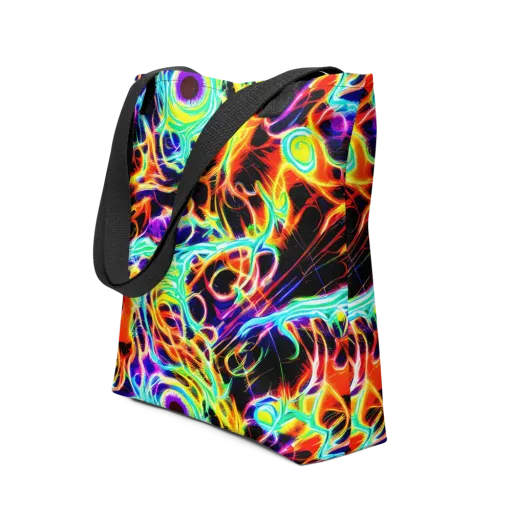 Nightflash on a Tote Bag